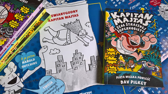 Kapitan Majtas i szał strasznej Superkobiety, Dav Pilkey