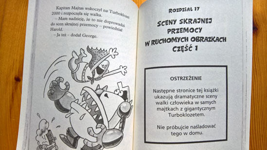 Kapitan Majtas. Inwazja krwiożerczych klozetów, Dav Pilkey