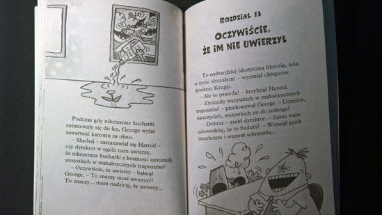 Kapitan Majtas. Inwazja Nieprawdopodobnie Nikczemnych Kucharek z Kosmosu, Dav Pilkey