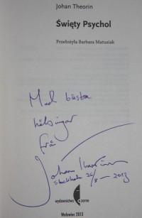 Święty Psychol autograf